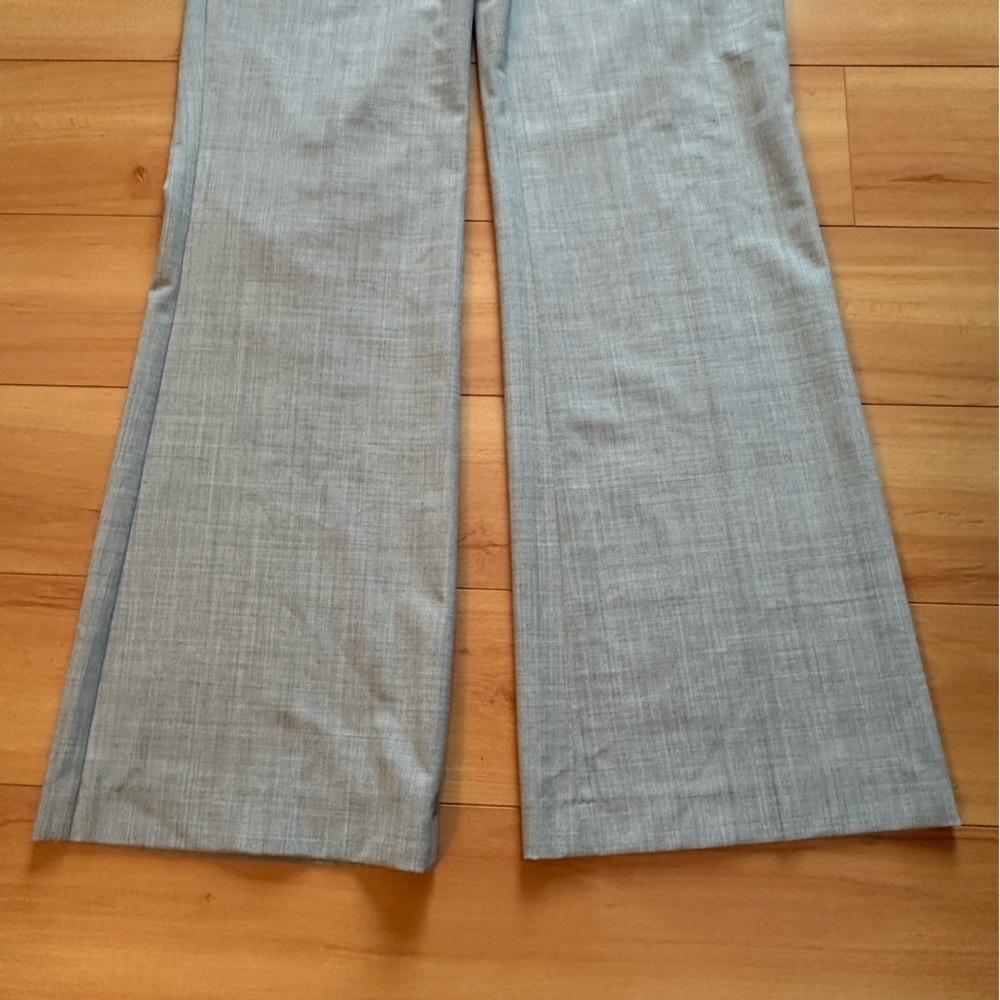 Express Women's Light Gray Wide Leg Pants trouser pants boot cut editor 10R - Picture 2 of 12